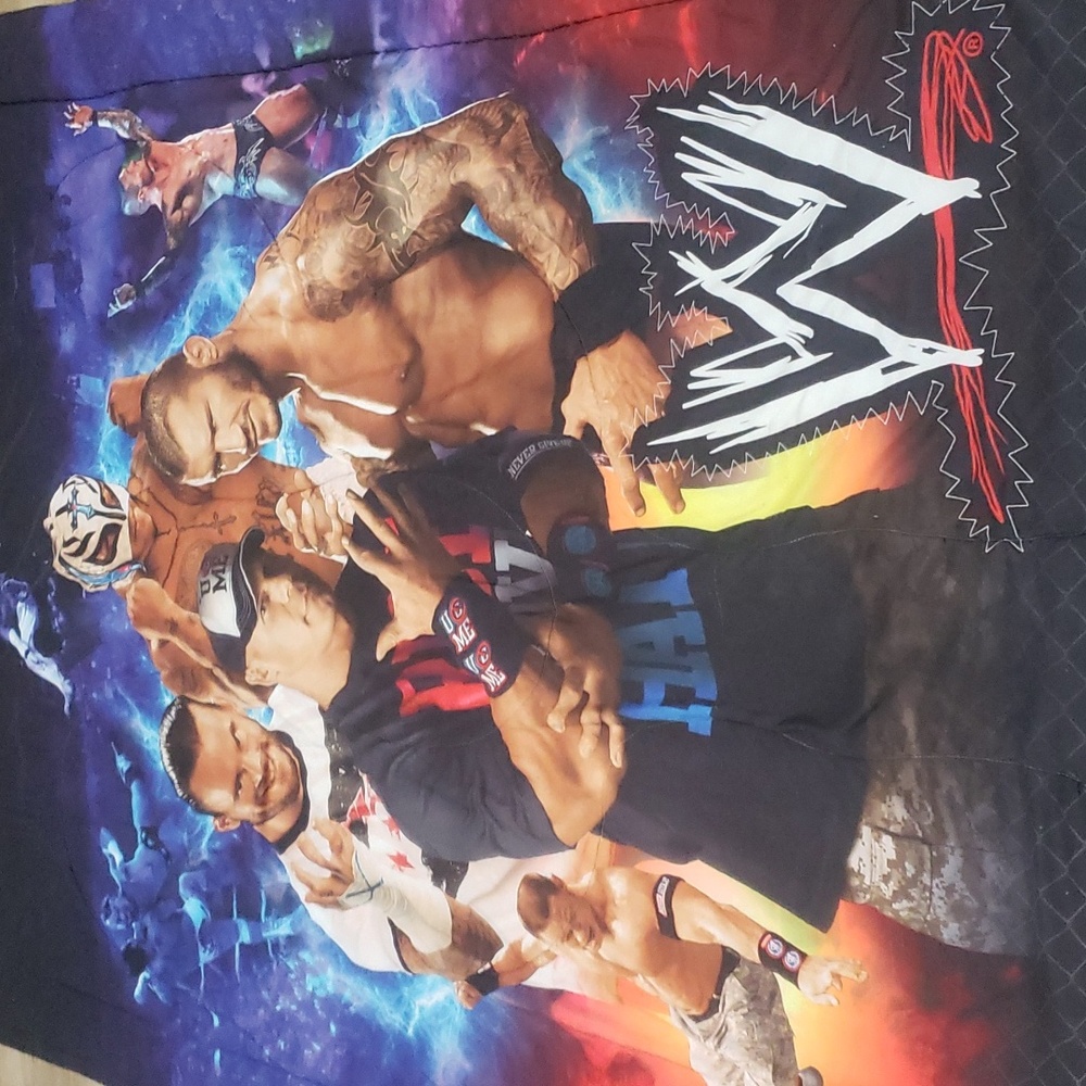 WWE John Cena Early 2000s Comforter Wrestling Twin/Full